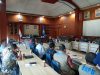 Pemprov Sultra saat menggelar Rakor untuk membahas status kebencanaan di beberapa daerah yang terdampak bencana di Sultra.