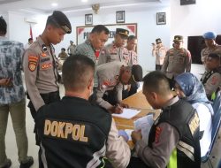 Hindari Penyalahgunaan Narkoba Dilingkungan Polri, Puluhan Personil Polresta Kendari Laksnakan Pengecekan Urine Serentak