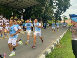 120 Calon Peserta Seleksi SIP Angkatan 54 Polda Sultra Ikuti Uji Kesamaptaan Jasmani dan Bela Diri Polri