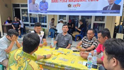 Peringati HPN 2025, PWI Sultra Gelar Lomba Domino