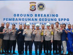 Kapolda Sultra Resmikan Ground Breaking Pembangunan Satuan Pelayanan Pemenuhan Gizi