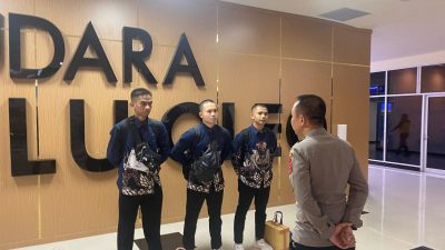 Polda Sultra Berangkatkan 3 Casis SIPSS TA 2025 menuju Seleksi Tingkat Pusat