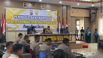 Biro SDM Polda Sultra Gelar Latkatpuan Penerimaan Terpadu Akpol, Bintara dan Tamtama T.A 2025