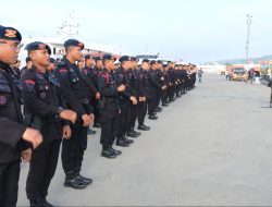 374 Personil Gabungan BKO Buton Tengah Diberangkatkan untuk Antisipasi Gangguan Kamtibmas Jelang dan Pasca Putusan PHPU