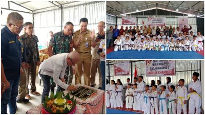 Lukman Abunawas Resmikan dan Buka Latihan Perdana Dojo INKAI Perjuangan AJA di Kendari