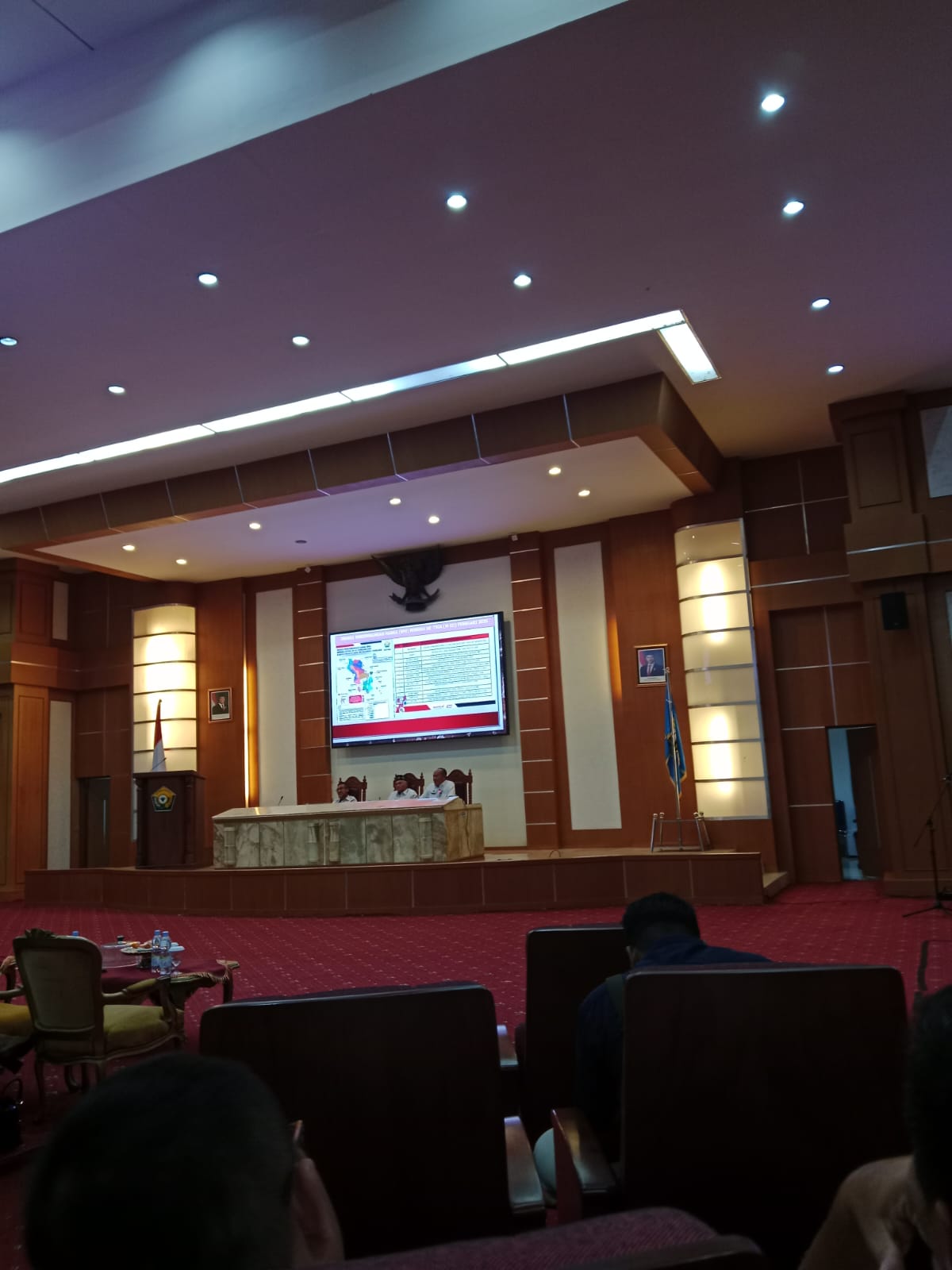 Pemprov Sultra saat menggelar Rakor Ketahanan Pangan dengan melibatkan 17 Dinas Ketahanan Pangan kabupaten/kota, serta berbagai instansi terkait, Rabu (26/2).