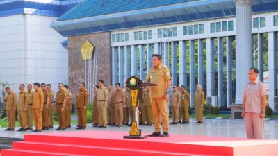 Wagub Sultra Tekankan Kedisiplinan ASN dan Kebersihan Kantor