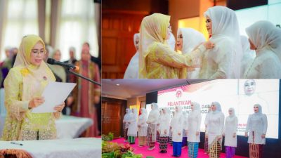 Arinta Nila Hapsari Lantik Ketua Dekranasda Kabupaten/Kota se-Sultra Masa Bakti 2025-2030