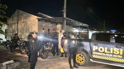 Patroli Perintis Polda Sultra Gelar Pengamanan Rumah Kosong Selama Mudik Lebaran