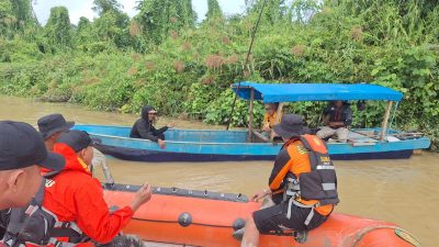 Basarnas Kendari Lanjutkan Operasi SAR Pencarian Korban Terkam Buaya di Sungai Roraya