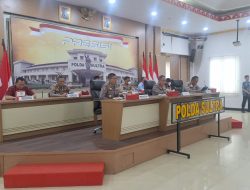 Polda Sultra Ikuti Vicon Anev Operasi Ketupat 2025, Dipimpin Langsung Kapolri
