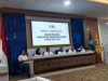 Ketua Panitia Pilrek UHO, Prof Dr Ir Weka Widayati MS (tiga dari kanan) didampingi panitia Pilrek pada konperensi pers tahapan pemilihan calon Rektor Universitas Halu Oleo (UHO) periode 2025-2029.