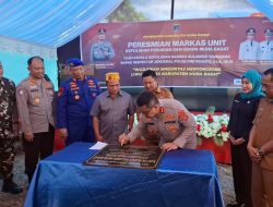 Kapolda Sultra Resmikan Markas Polairud di Muna Barat, Tingkatkan Keamanan Perairan