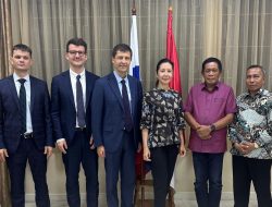 Wagub Sultra Temui Perwakilan Dagang Rusia, Bahas Potensi Kerja Sama Pembangunan PLTN
