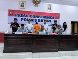 Polres Buton Amankan Pelaku Persetubuhan Anak di Bawah Umur, Korban Anak Kandung Sendiri