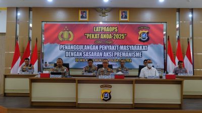 Polda Sultra Gelar Latpra Ops Anoa 2025, Siap Tindak Premanisme
