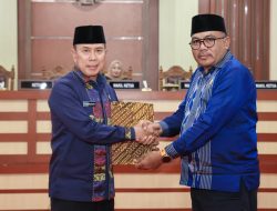 Gubernur Sultra Hadiri Rapat Paripurna Penandatanganan Nota Kesepakatan Awal RPJMD 2025-2029