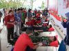Wagub Sultra Ir Hugua MLing, turut hadir dan membuka secara resmi kegiatan donor darah sukarela dari PMR SMA Negeri 4 Kendari.