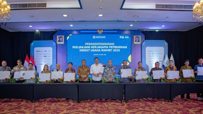 Bank Sultra Resmi Teken Perjanjian Subsidi Bunga KUR dan IJP Tahun 2025