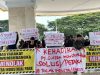 Forum Masyarakat Wumbubangka Bersatu tolak proyek pembangunan industri di Wumbubangka.