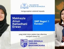Salah Satu Perwakilan Polda Sultra Lolos Seleksi SMA Kemala Taruna Bhayangkara