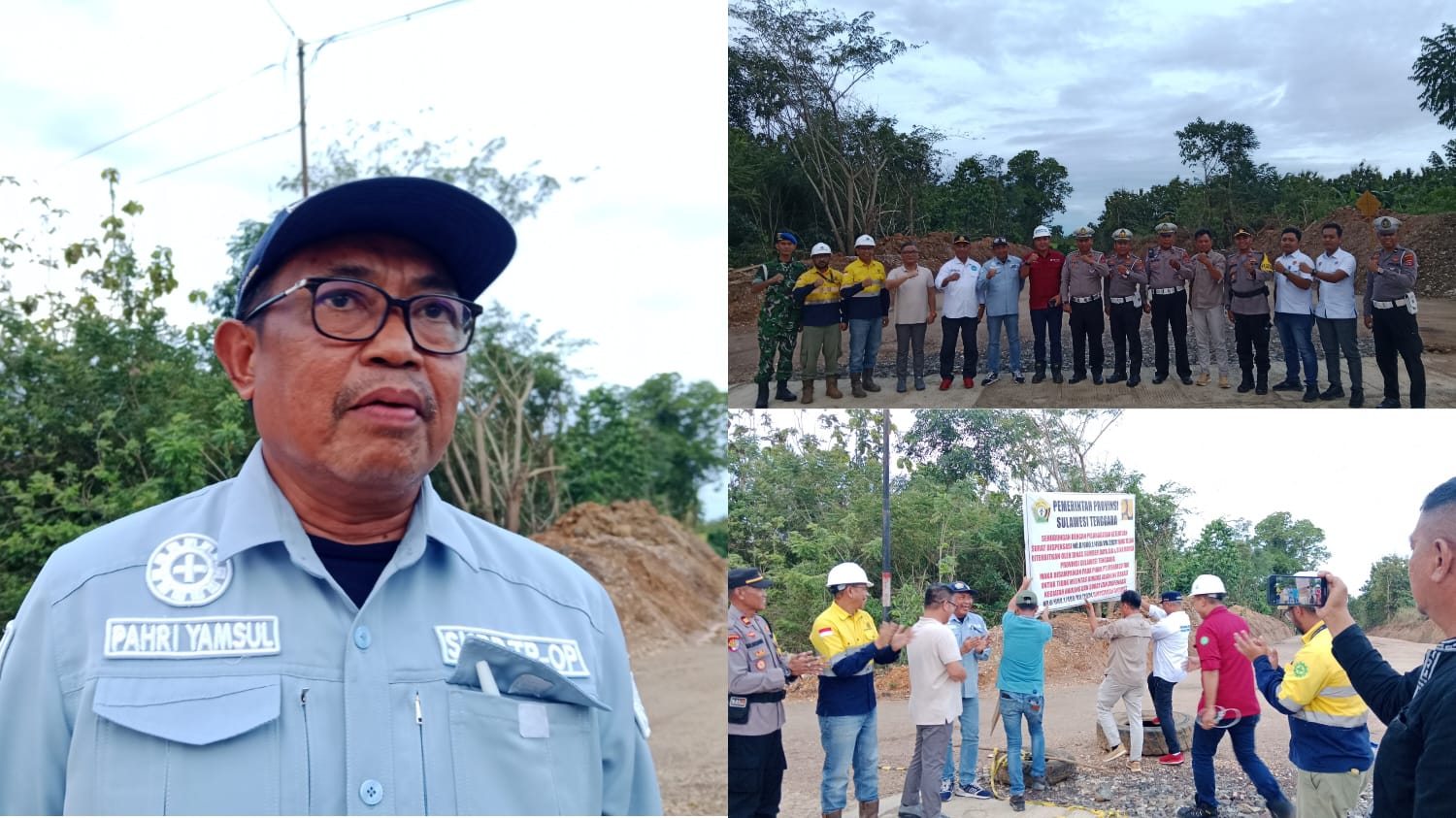 Pemprov Sultra secara resmi membuka kembali jalan hauling PT Ifishdeco Tbk yang berada di Desa Wadonggo, Kecamatan Tinanggea, Kabupaten Konawe Selatan (Konsel), Jumat (9/5/2025).