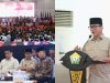 Mendes PDTT RI, Yandri Susanto, Wakil Menteri Ahmad Riza Patria didampingi Gubernur Sultra Andi Sumangerukka, Wakil Gubernur Hugua, saat menghadiri peluncuran dan dialog percepatan pembentukan koperasi desa dan kelurahan merah putih turut serta dihadiri para bupati dan wali kota se-Sultra, serta kepala desa dan lurah se-Sultra bertempat di Aula Bahteramas, Kantor Gubernur Sultra, Minggu (25/5).