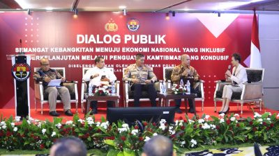 Polri Gelar Dialog Publik : Dorong Ekonomi Nasional Inklusif dan Berkelanjutan Melalui Penguatan Kamtibmas
