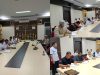 Proses Penandatanganan kontrak pembangunan dua ruas jalan provinsi, yakni ruas Alangga–Tinanggea di Kabupaten Konawe Selatan dan ruas Buranga–Ereke di Kabupaten Buton Utara berlangsung di Aula Dinas SDA dan Bina Marga Sultra, Rabu (28/5)