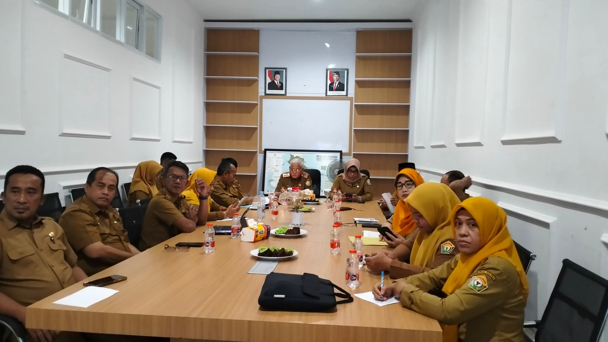 Pemprov Sultra saat mengikuti Rakor Pengendalian Inflasi Daerah tahun 2025. (Dok.Istimewa)