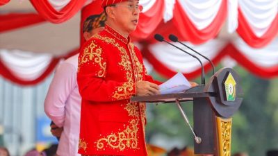 Pimpin Upacara HARGANAS 2025, Gubernur Sultra Ajak Masyarakat Wujudkan Keluarga Berkualitas