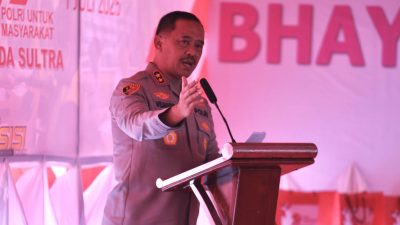 Polda Sultra Gelar Bakti Kesehatan Hari Bhayangkara ke-79