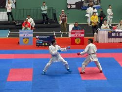 Tim Karate Polda Sultra Sabet Empat Medali di Kejurnas Karate Piala Kapolri 2025