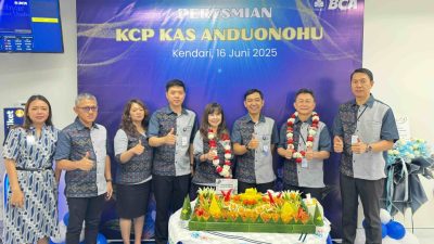 Perkuat Pelayanan Nasabah di Kendari, BCA Resmikan KCP Kas Anduonohu