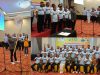 Sekjen PB Perbasasi Pusat, Hudli Huduri resmi melantik pengurus Perbasasi Sultra untuk periode 2025-2029 bertempat di Hotel Horison Kendari, Sabtu (28/6). (FOTO: FAYSAL/MS)