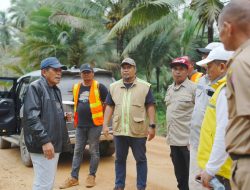 Wagub Sultra Tinjau Pembangunan Jalan Strategis di Buton Utara