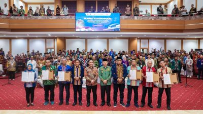 Rakor Antikorupsi 2025, Gubernur Andi Sumangerukka Tegaskan Pentingnya Sistem Pemerintahan Bersih