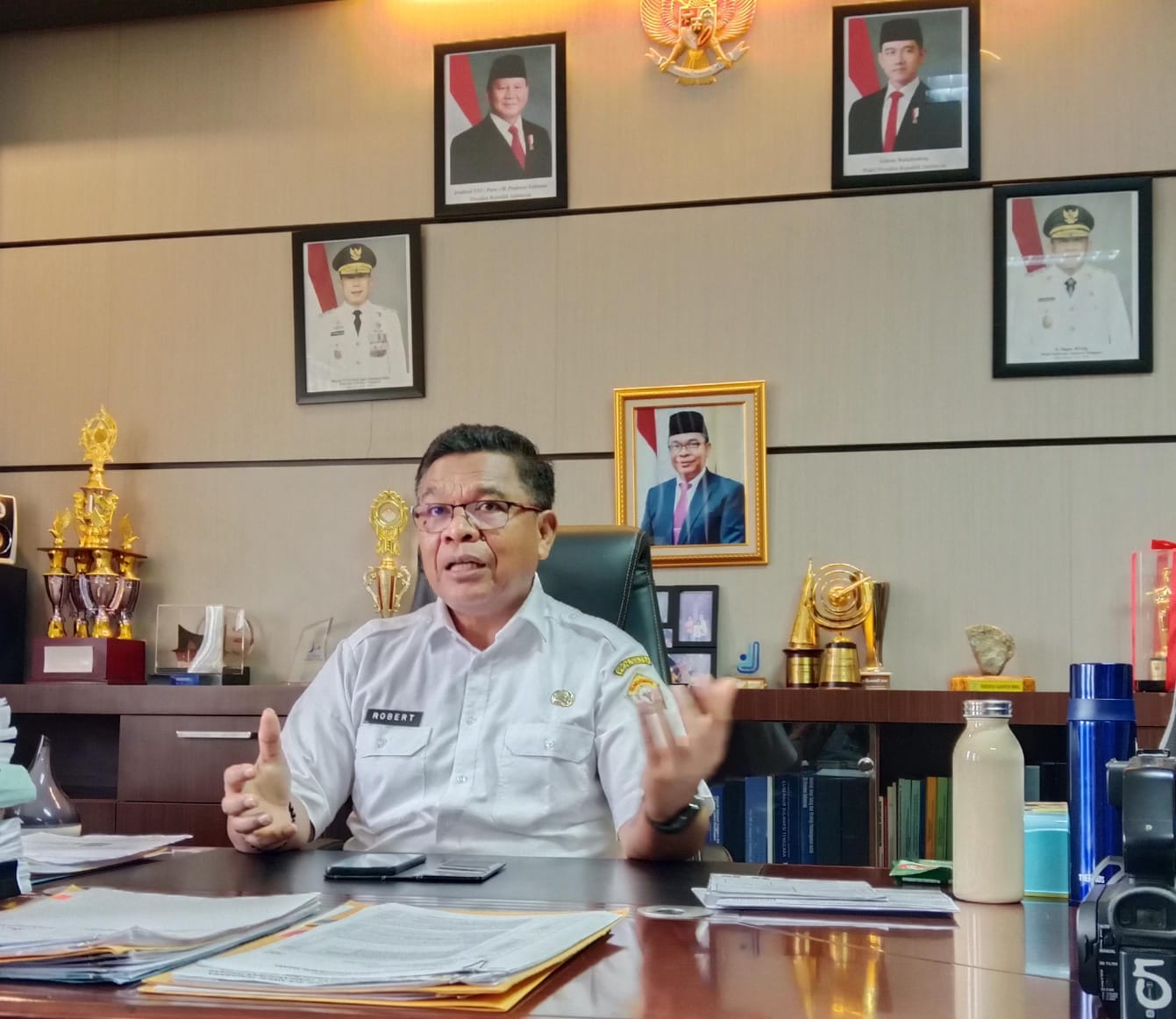 Kepala Bappeda Sultra, J. Robert. (FOTO: FAYSAL/MS) 