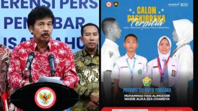 Faiq Alimuddin dan Waode Alika Wakili Sultra di Paskibraka Nasional 2025