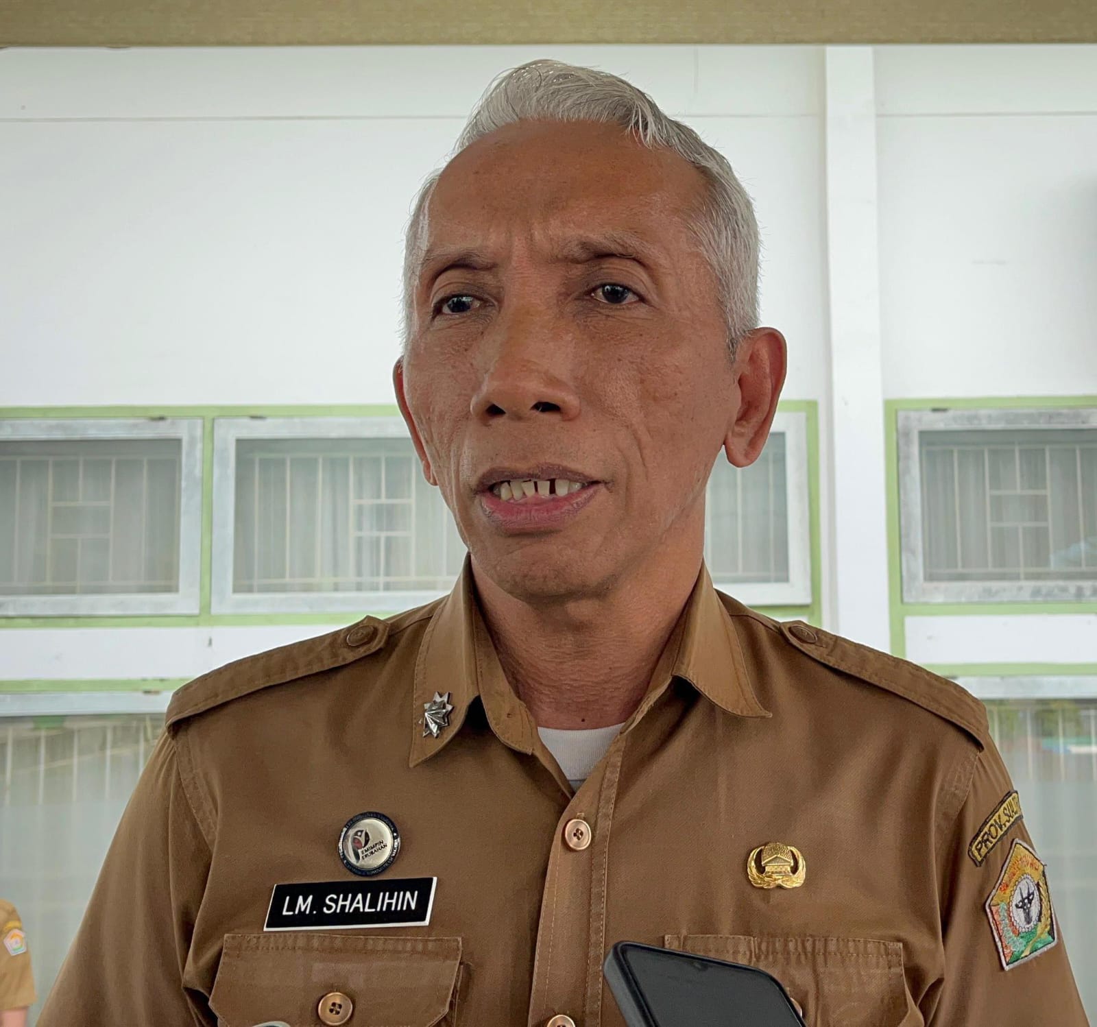 Kepala Dinas Koperasi dan UMKM Sultra, Dr. La Ode Muhamad Shalihin. (FOTO: FAYSAL/MS)