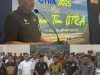 Mewakili Gubernur, Mayjen TNI (Purn) Andi Sumangerukka, Sekda Sultra, Drs H Asrun Lio MHum PhD saat membuka Rapat Koordinasi Gugus Tugas Reforma Agraria (GTRA) Provinsi Sulawesi Tenggara Tahun 2025, Rabu (16/7), di Kendari.