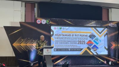 Sekda Sultra Buka Muktamar PDFI 2025, Soroti Peran AI dalam Forensik