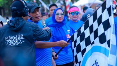 Wagub Sultra Lepas Ribuan Peserta Jalan Sehat Peringatan World Hepatitis Day 2025