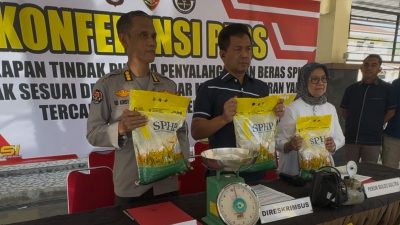 Polda Sultra Ungkap Penipuan Beras SPHP, Dua Tersangka Diamankan