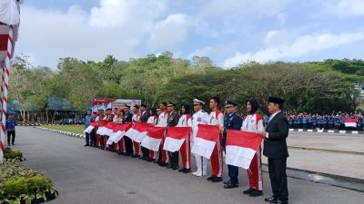 Pemprov Sultra Peringati Harvetnas 2025 dan Luncurkan Gerakan Pembagian Bendera Merah Putih