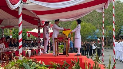 Paskibraka Sultra Tampil Sempurna di HUT ke-80 RI, Dapat Apresiasi Gubernur