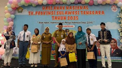 Sekda Sultra Sampaikan Pesan Gubernur pada Peringatan HAN 2025
