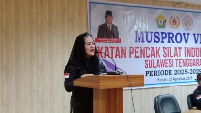 Dessy Indah Rachmat terpilih secara aklamasi sebagai Ketua Umum IPSI Sultra untuk periode 2025–2029. (FOTO: FAYSAL/MS)