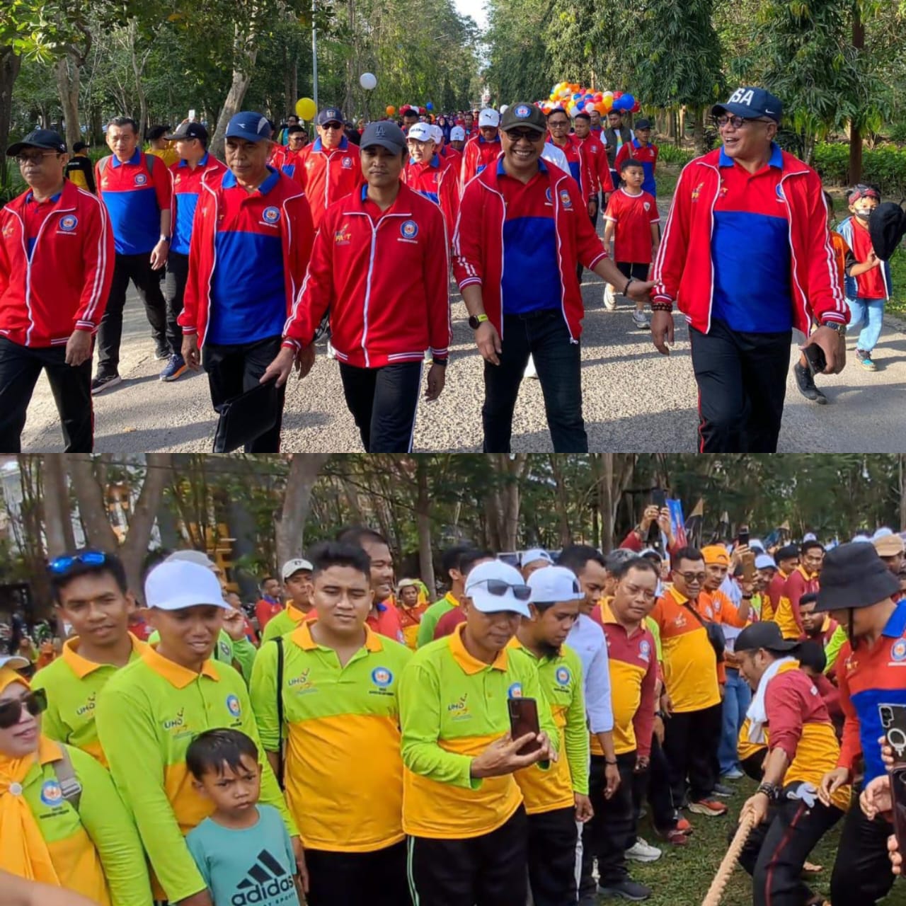 Suasana peringatan Dies Natalis UHO Kendari ke-44.