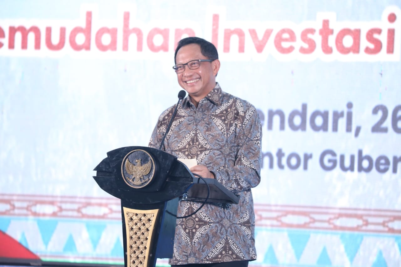 Mendagri Muhammad Tito Karnavian saat menghadiri Rakornas Produk Hukum Daerah Tahun 2025 di Aula Bahteramas Kompleks Kantor Gubernur Sulawesi Tenggara, Kendari, Rabu (27/8/2025). (Dok. Kemendagri)